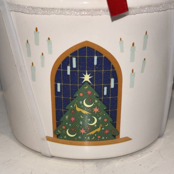 Harry Potter Hogwarts Sorting Hat Deck the Great Hall Christmas Crock NEW - Picture 4 of 4